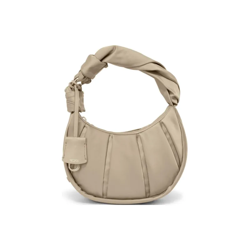 TUMI Leather Handbag Shoulder Bag Crossbody Bag Small Size Women's Ecru-0