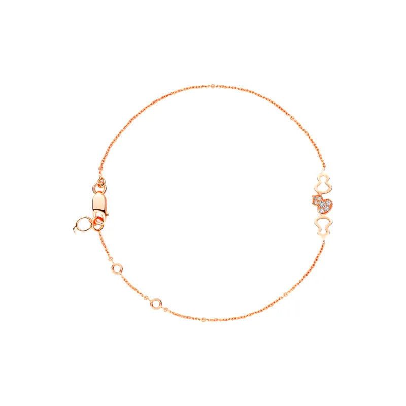 Qeelin 18K Rose Gold Diamonds Bracelets Women's Rose Gold-2