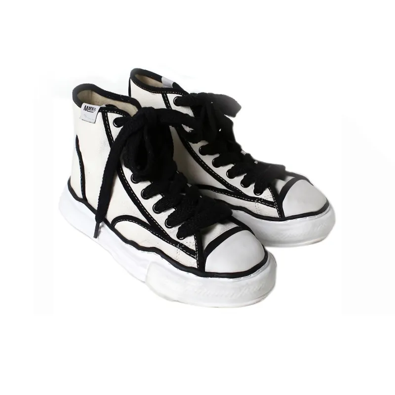MIHARA YASUHIRO Original High-Top Skateboard Shoes Unisex White-2