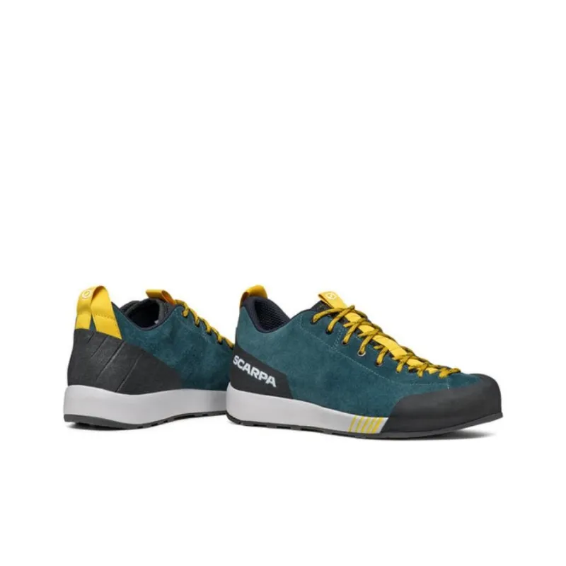SCARPA Gecko Cushioning Wear-Resistant Low-Top Skateboard Shoes Men's Green-4