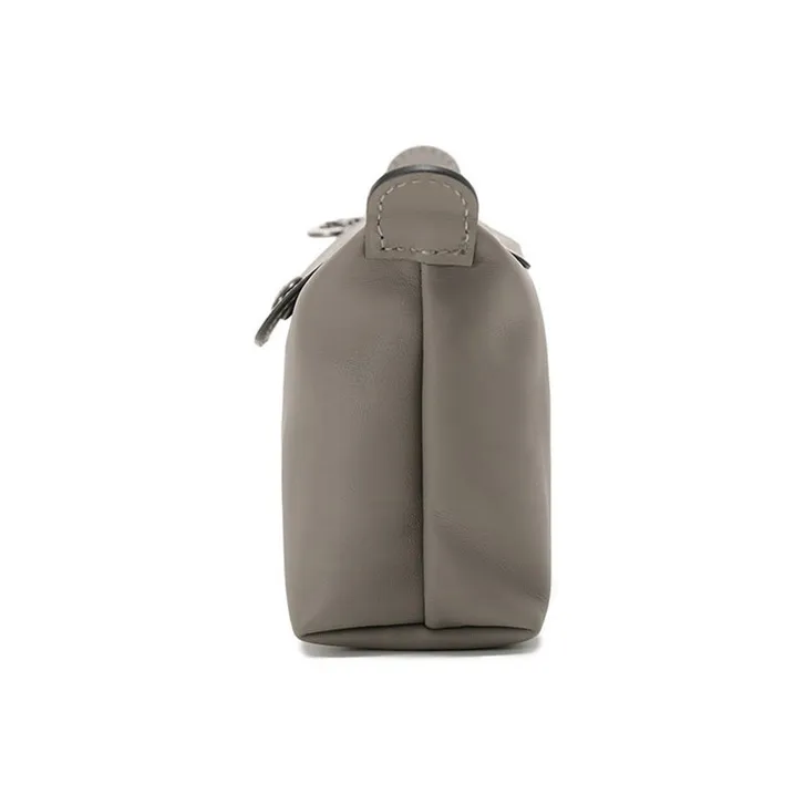 LONGCHAMP Le Pliage Xtra Cow Leather Clutch Regular Women's Dark Gray-2