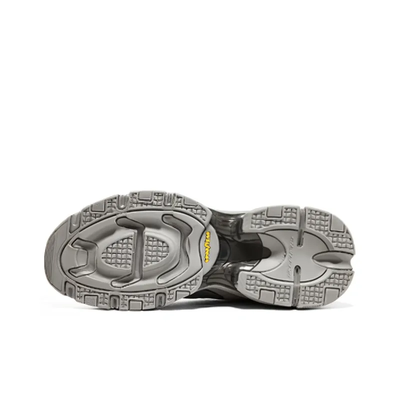 Skechers Vigor 3.0 Cushioning Anti Slip And Wear Resistant Low Top Chunky Sneakers Men's Charcoal Gray-4