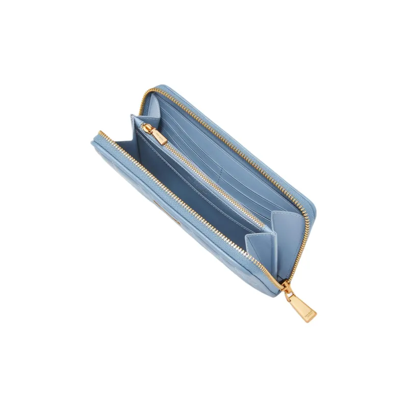 Kate Spade Evelyn Leather Wallet Women's Stingray Blue-2