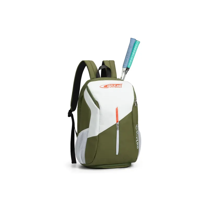 NOT ME Polyester Backpacks Backpack Regular Unisex White Green-2