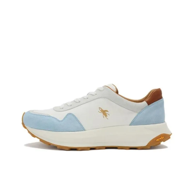 TSUBO CR Original Anti-Slip Wear-Resistant Low-Top Casual Shoes Unisex Blue White-0