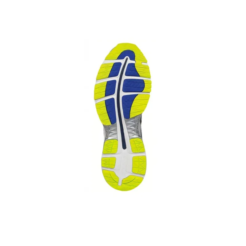 Asics GEL Nimbus 18 Anti Slip And Wear Resistant Breathable Low Top Running Shoes Men's Gray Blue-4