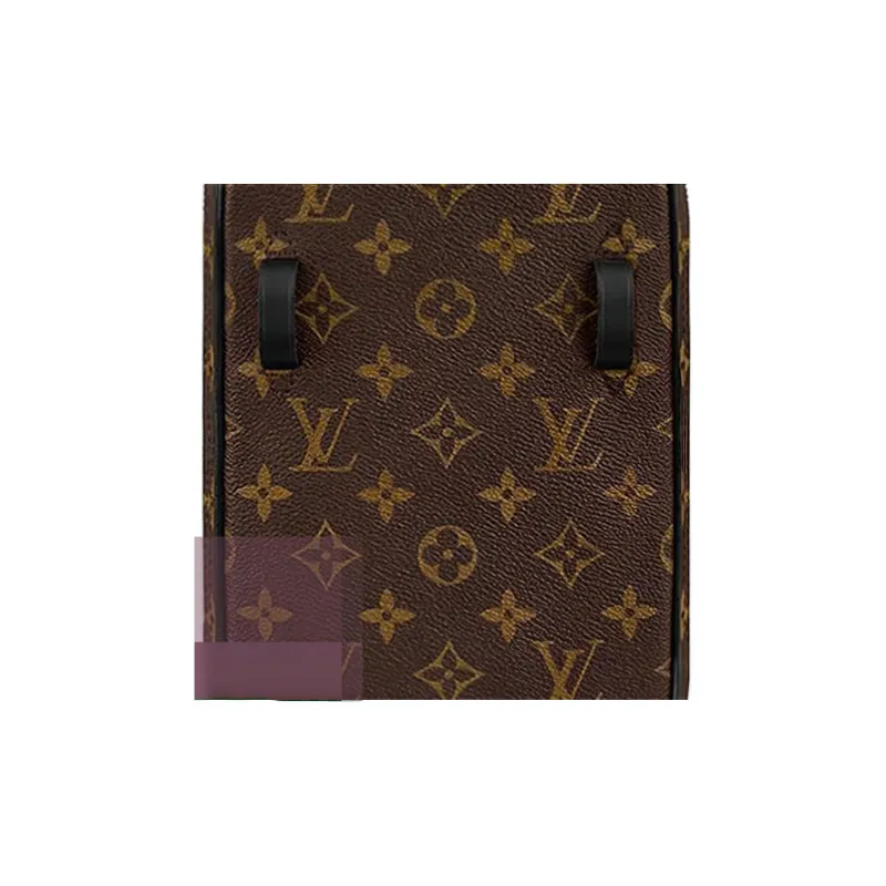 LOUIS VUITTON Utility Side Bag Monogram Brown-4