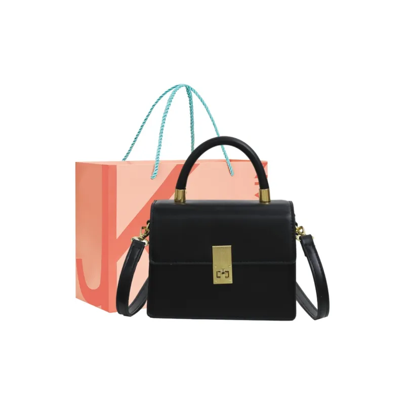 JANE KLAIN PU Small Square Bag One Shoulder Handbag Regular Women's White/Black/Coffee-7