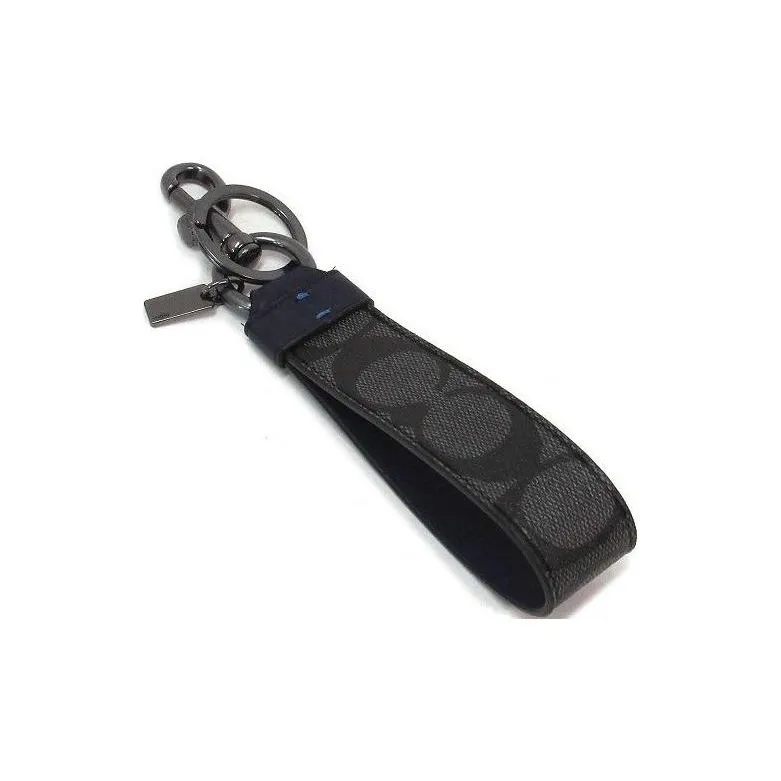 COACH Canvas Leather Bag Accessory Unisex Black-3