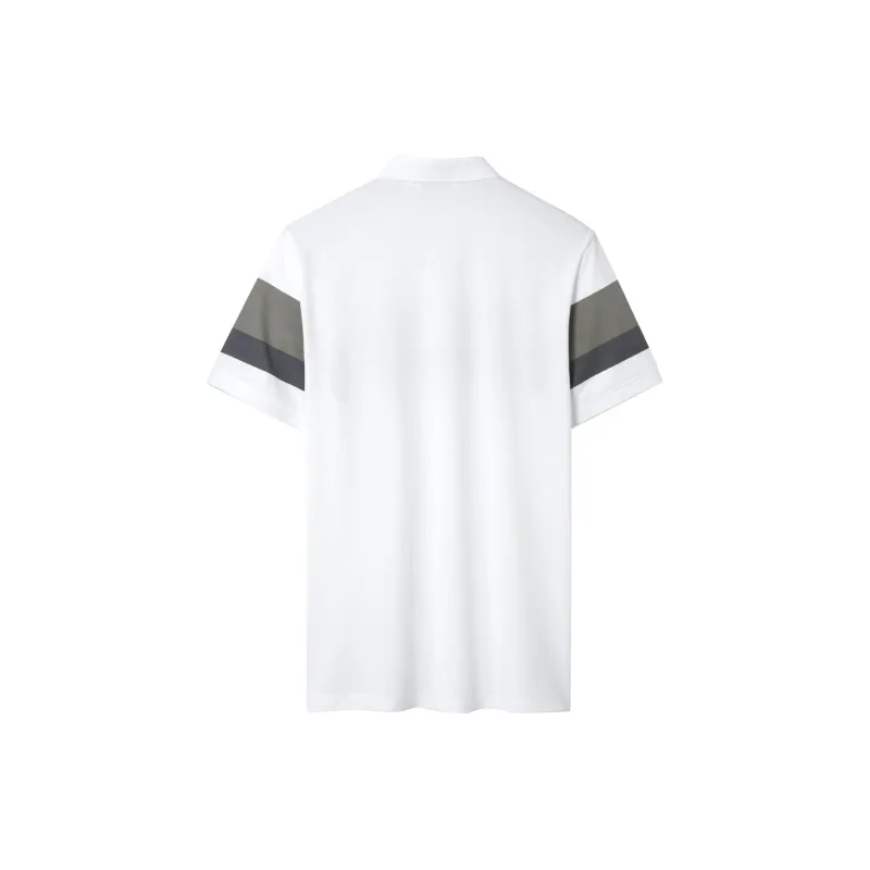 HLA Polo Shirts Men Cooling 3A Antibacterial 2A Anti Mite Bleach And Contrast 9M-1
