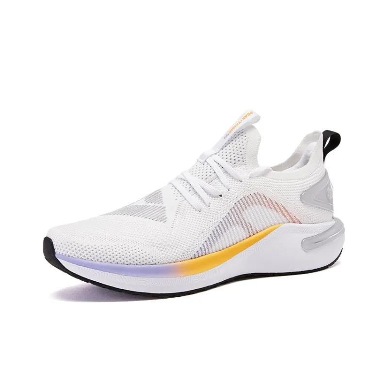 PEAK State Extreme 5.0 Anti Slip Wear Resistant Low Top Running Shoes Men's White Red-2