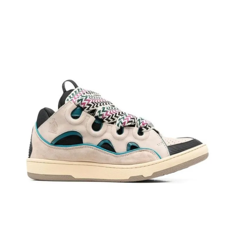 Lanvin Curb Sneaker Sail Turquoise Purple-1