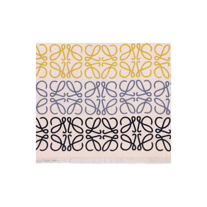 LOEWE Monogram Stripe Scarf-2