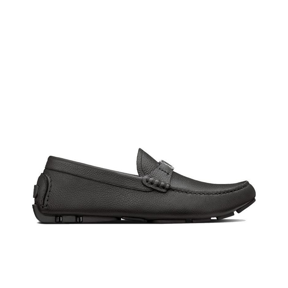 DIOR Odéon Slip-on Shoes Men's Black Original Shoe Box