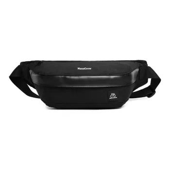 NANACREW Polyamide Crossbody Bag Commuter Bag Sling Bag Cycling Bag Biker Backpack Regular Unisex Black/Gray