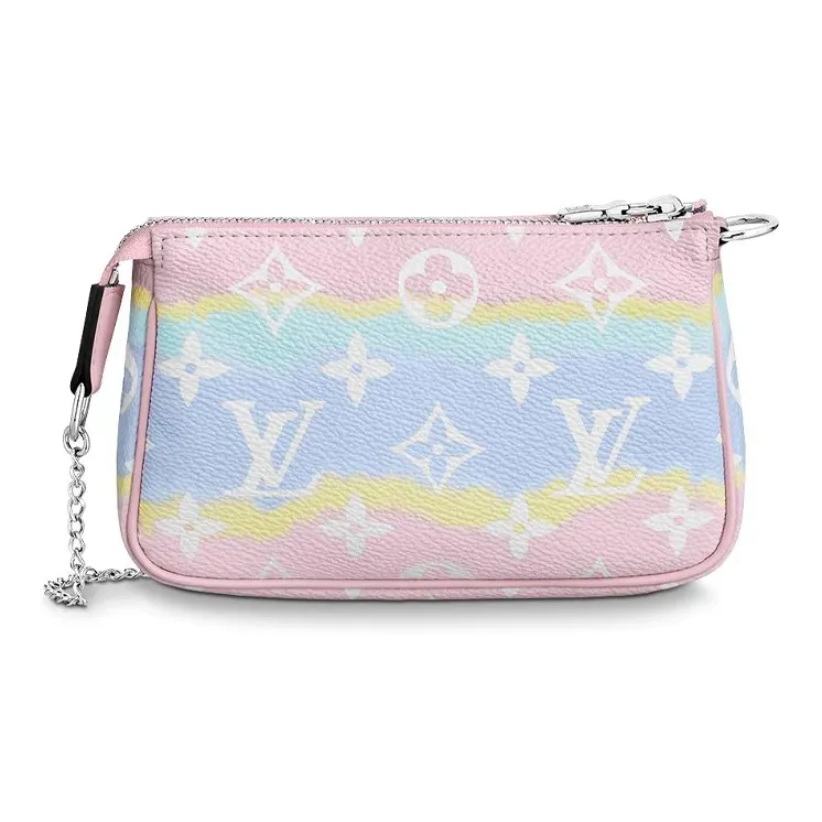 LOUIS VUITTON Mini Pochette Accessories Lv Escale Pastel-2