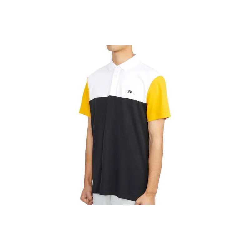 J.Lindeberg Polo Shirt Men's Yellow-4