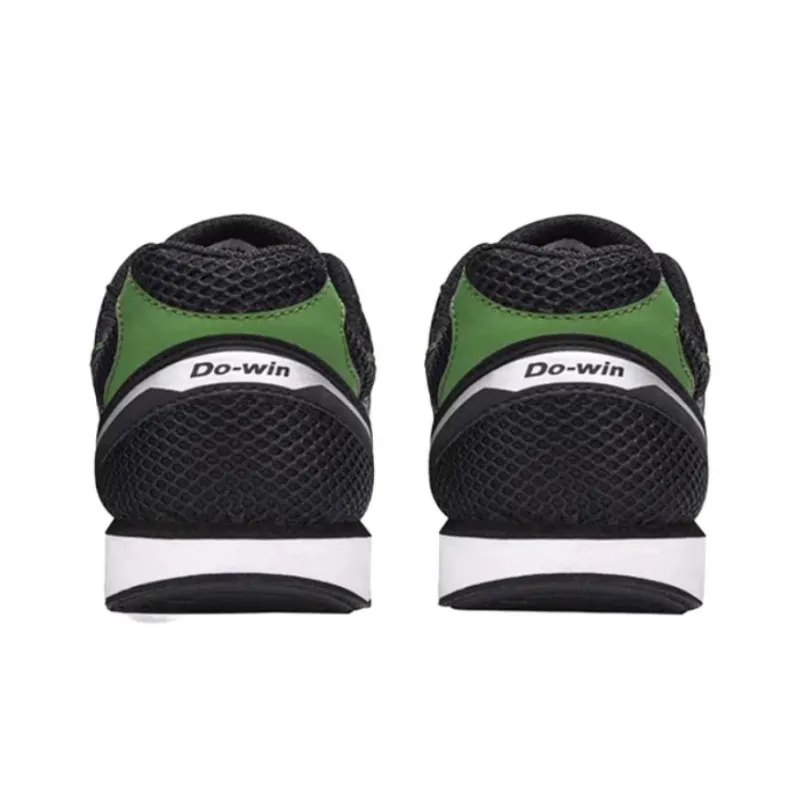 DO WIN Low Top Marathon Running Shoes Unisex Black Green-2