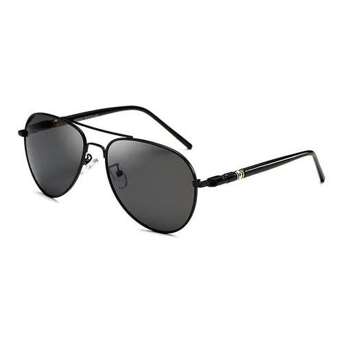 MT·MIT PC Metal Aviator Sunglasses Unisex Black
