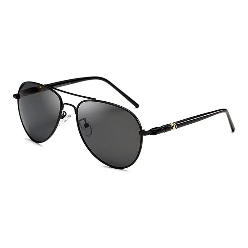 MT·MIT PC Metal Aviator Sunglasses Unisex Black-0