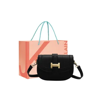 JANE KLAIN PU Women's Bag Saddle Bag Regular Women's Black/Coffee/Beige & Coffee