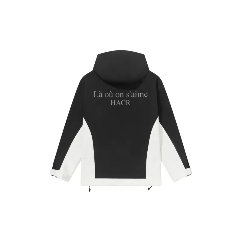 HARSH AND CRUEL Windbreaker Jacket Unisex Black-1