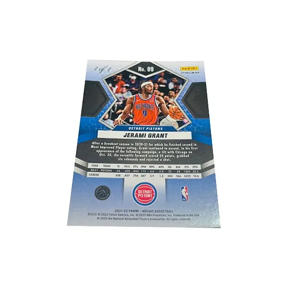 PANINI NBA Player Character Jerami Grant Player Card, Card Product Access Sports Cards 1 Pack-3
