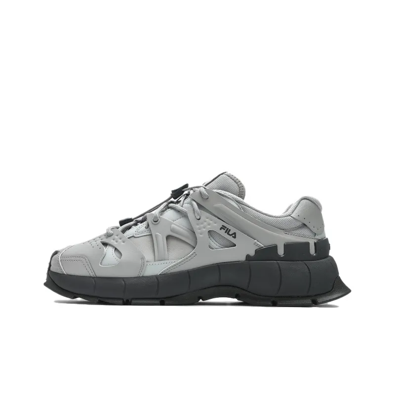 FILA INSETTO Cushioning Anti-Slip And Wear-Resistant Low-Top Casual Shoes Men's Gray-0