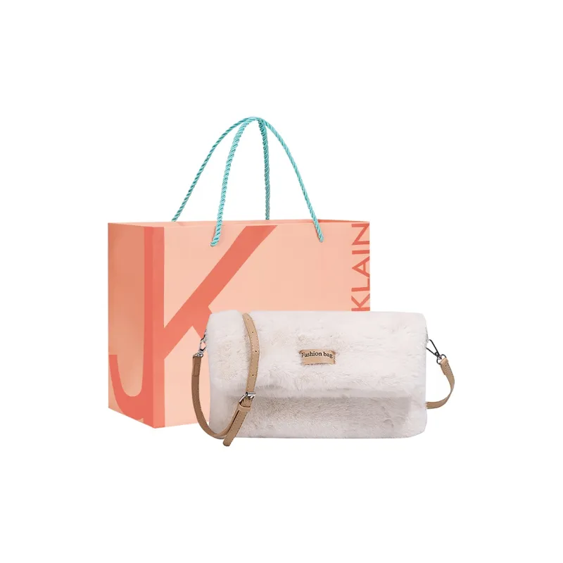JANE KLAIN Fabric With Synthetic Leather Shoulder Bag Crossbody Bag Women's White/Black/Khaki/Coffee-0