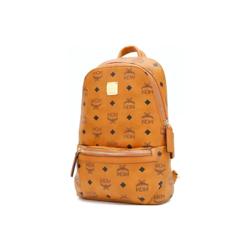 MCM Aren Sling Bag Visetos Cognac-1