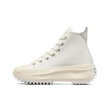 Converse Run Star Hike Wear-resistant And Lightweight High-Top Canvas Shoes Men's White