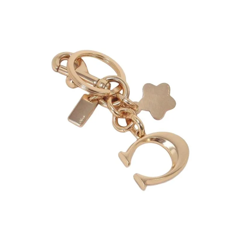 COACH Brass Charm Bag Merchandise Women's Gold-1
