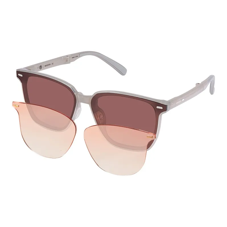 MUJOSH Flying Stack Series Square Foldable Sunglasses For UV400 Protection With Beauty Enhancing Lens Unisex-9