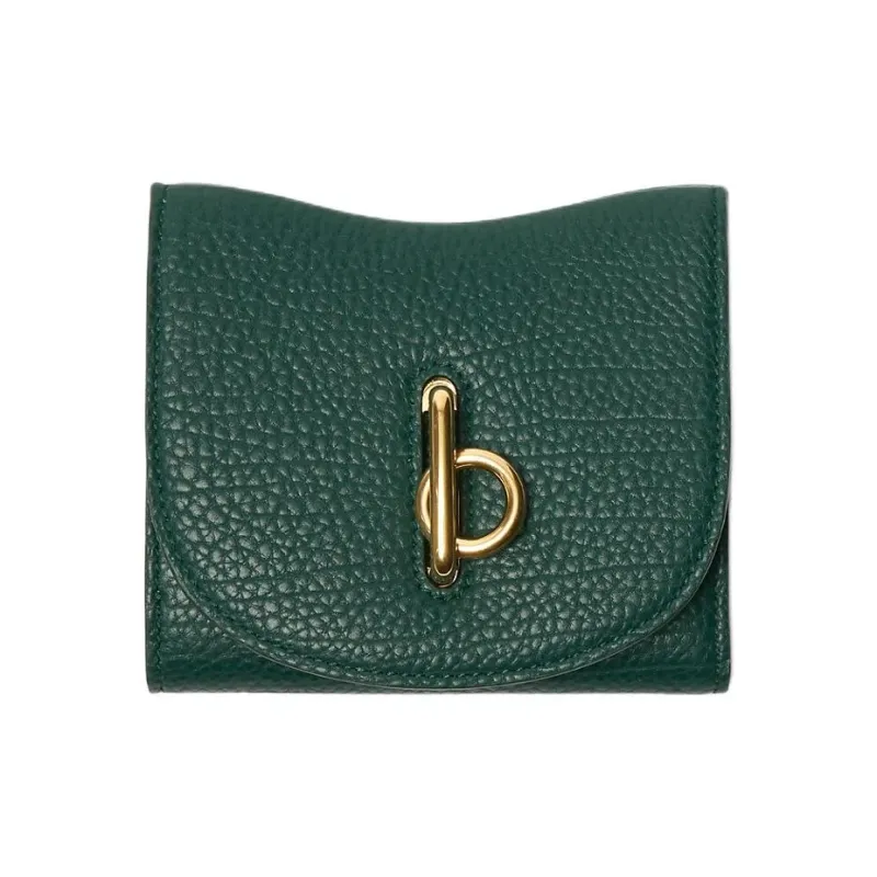 Burberry Calfskin Wallet Men's Vine Green-0