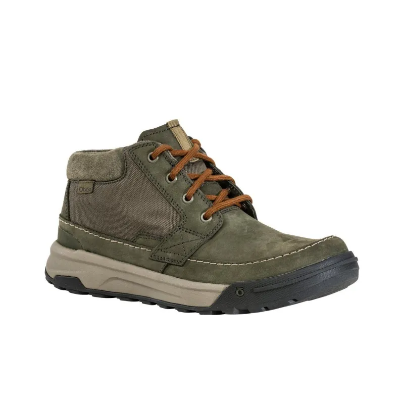 Oboz Footwear Burke Chukka Cushioning Wear-Resistant Mid-Top Hiking Shoes Men's Green-2