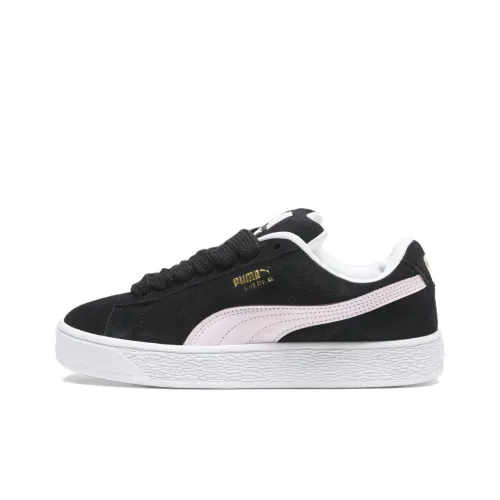 Puma Women's Suede XL 'Black Whisp Of Pink'