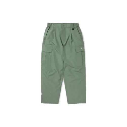 Thisisneverthat Casual Pants Unisex Green