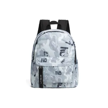 NOT ME Backpacks Graffiti Gray