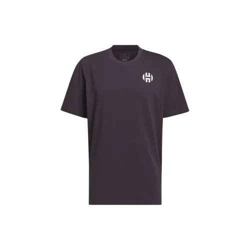 Adidas T-Shirts Men Black/Purple