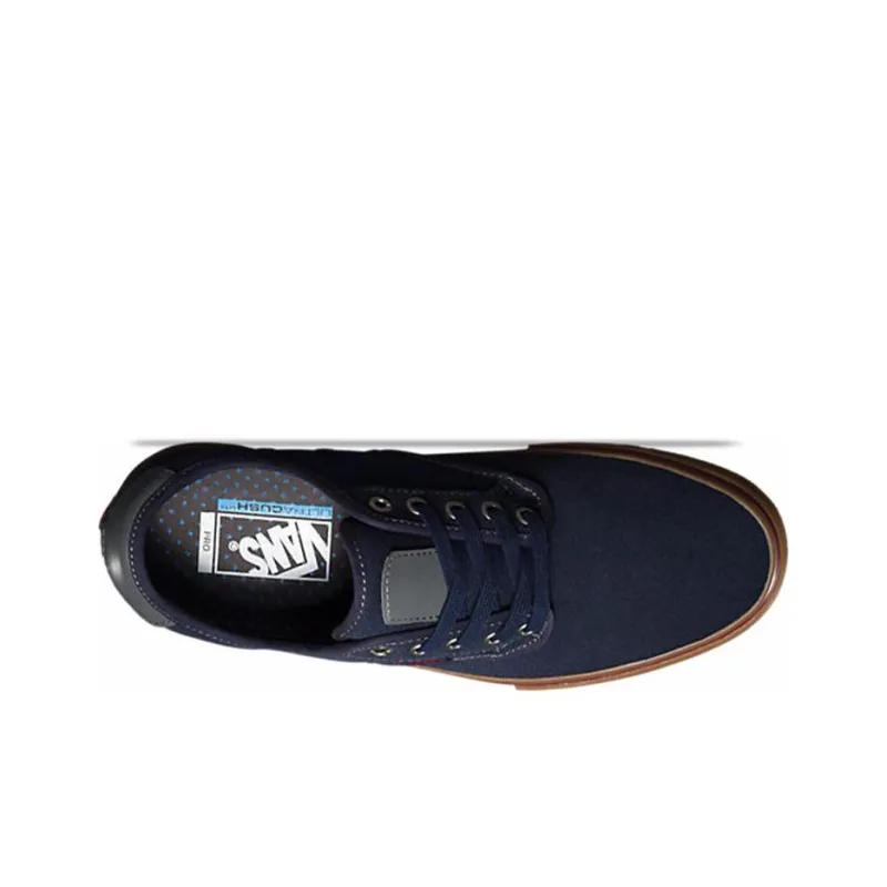 Vans Chima Ferguson Pro Anti-Slip And Wear-Resistant Lightweight Low-Top Skateboard Shoes Women's Navy Blue-4