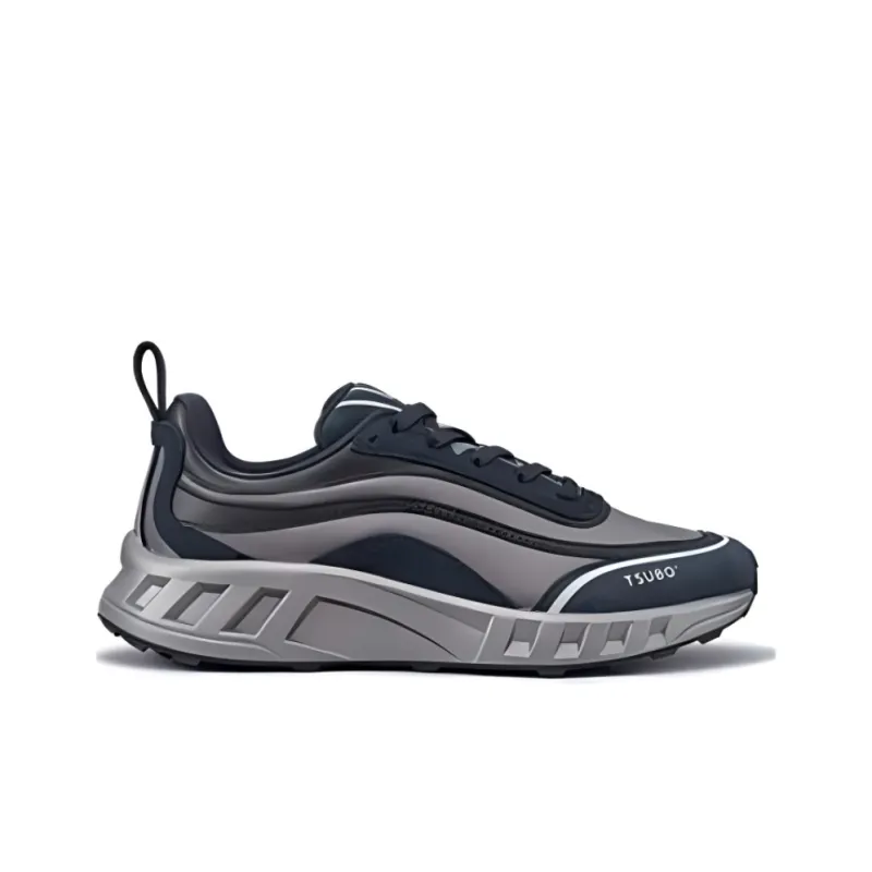TSUBO RS Original Cushioning Wear-Resistant Low-Top Casual Shoes Unisex Gray-1