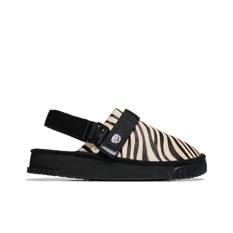 SHAKA Snug Clog Cowhair Wrap-toe Slippers Unisex-1