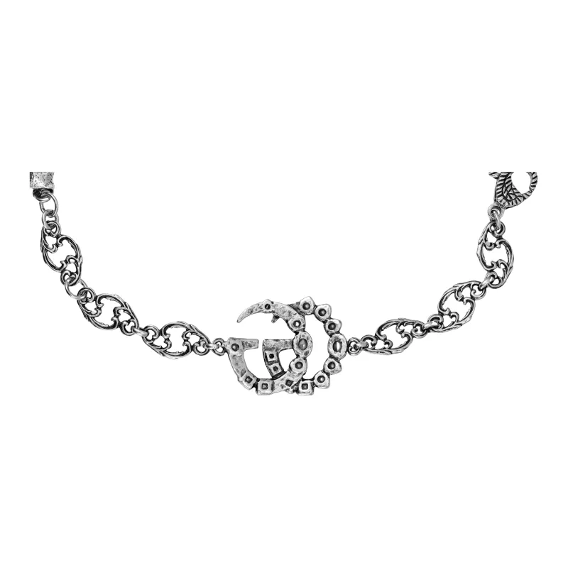 GUCCI Silver Logo Bracelet-2