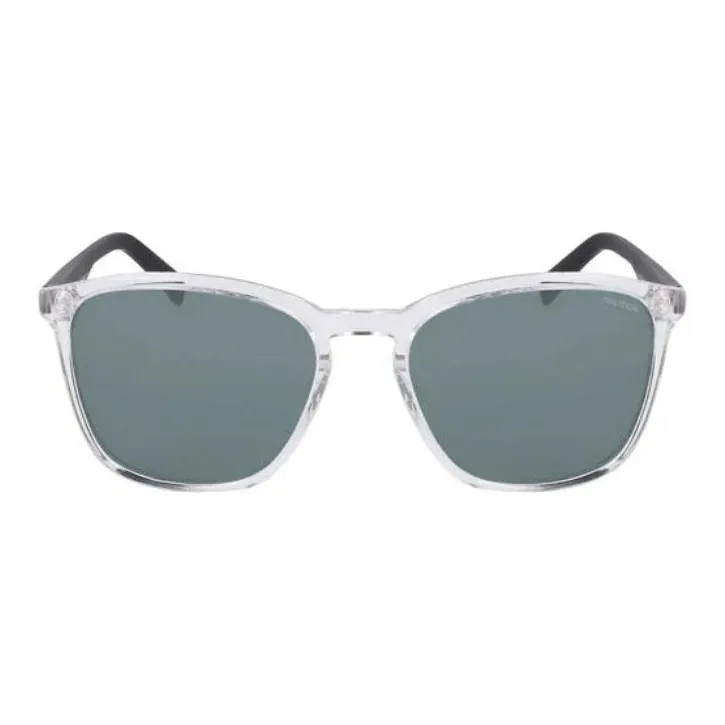NAUTICA Plate Frame Square Sunglasses Men's White-1