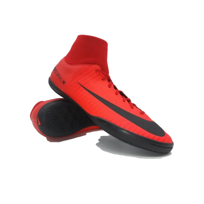 Nike IC/IN Soccer Shoes Men's Red Black-3