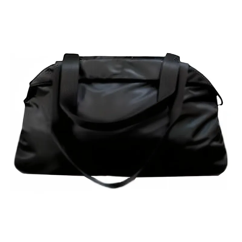 Nike Polyester Travel Bag Luggage Bag One Shoulder Crossbody Portable Gym Bag Unisex Black-2