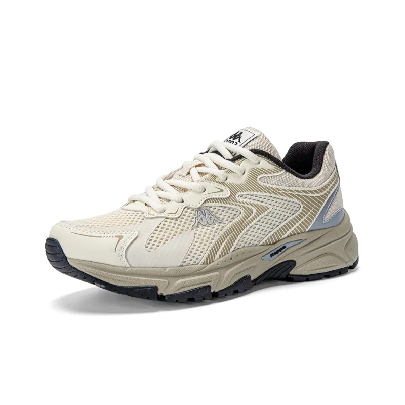 Kappa Anti Slip Wear Resistant Low Top Casual Running Shoes Unisex White Gray-2