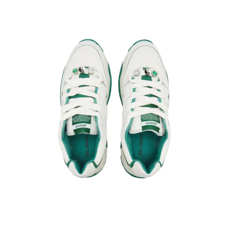 Axel Arigato Catfish Durable Breathable Low Top Casual Shoes Men's White Green-3