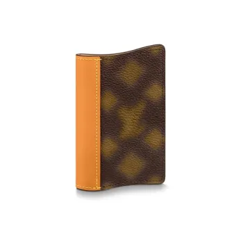 LOUIS VUITTON Pocket Organizer Blurry Monogram Brown