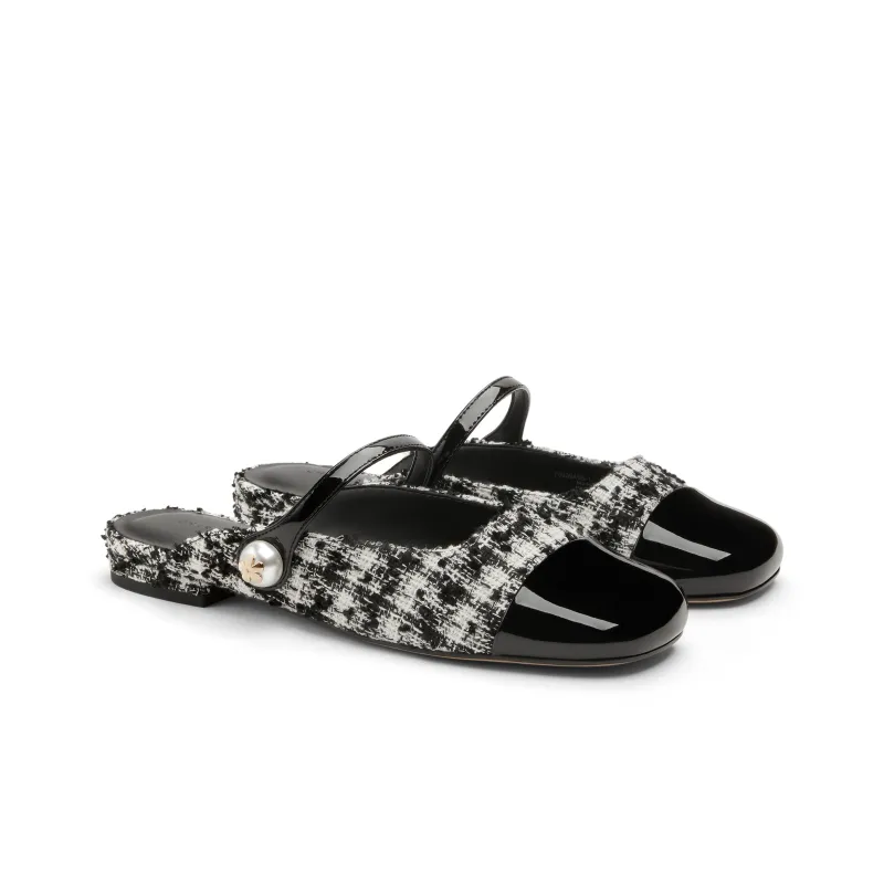 CHARLES&KEITH Composite Sole Closed Toe Slippers 1 5cm Women's-1